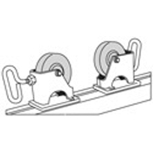 Support Adjust-A-Rolls, Capacit&eacute; de chargement 1000 lb, Capacit&eacute; max. de tuyau 36" We Share Industrial Supply