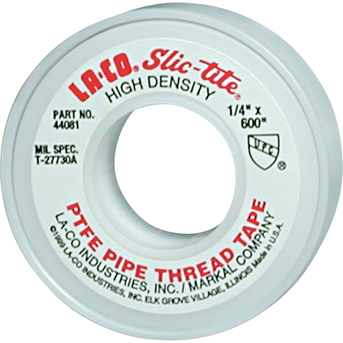 Ruban &agrave; filetage en PTFE Slic-Tite, 600" lo x 3/4" la, Blanc We Share Industrial Supply