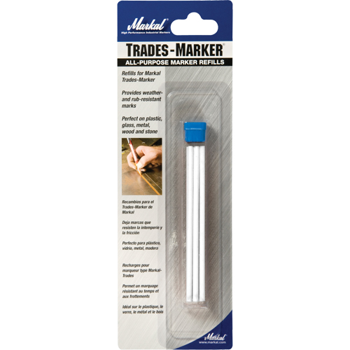 Trades Marker&reg; All Purpose Marker, White We Share Industrial Supply