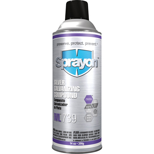 WL739 Silver Galvanizing Compound, Aerosol Can We Share Industrial Supply