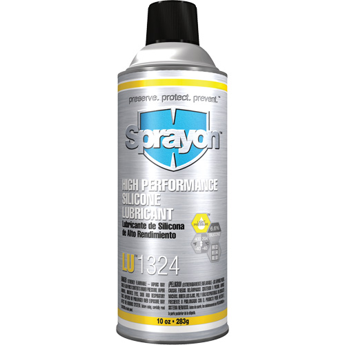 LU1324 High Performance Silicone Lubricant, Aerosol Can We Share Industrial Supply