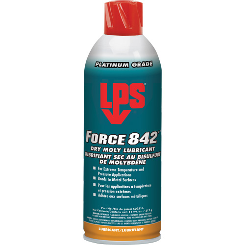 Lubrifiant sec au Moly Force 842°, Canette a&eacute;rosol We Share Industrial Supply