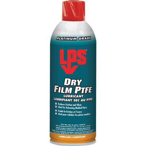 Lubrifiant sec au PTFE, Canette a&eacute;rosol, 16 oz We Share Industrial Supply
