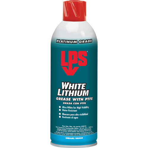 White Lithium Grease With PTFE, Aerosol Can We Share Industrial Supply