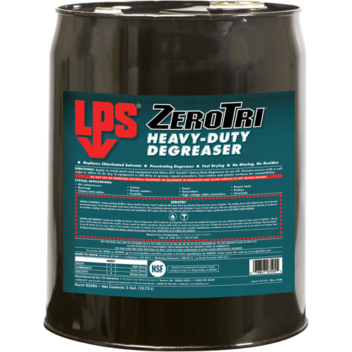 ZeroTri&reg; Heavy-Duty Degreaser, Pail We Share Industrial Supply