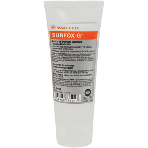 Nettoyant pour soudures SURFOX-G, Bouteille We Share Industrial Supply