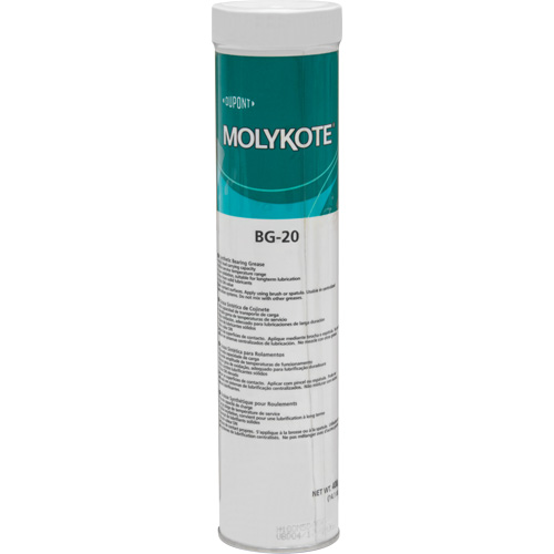 Graisse de roulement haute performance Molykote BG 20, 400 g, Cartouche We Share Industrial Supply