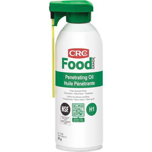 Food Plant Penetrating Oil, Aerosol Can, 312 g We Share Industrial Supply