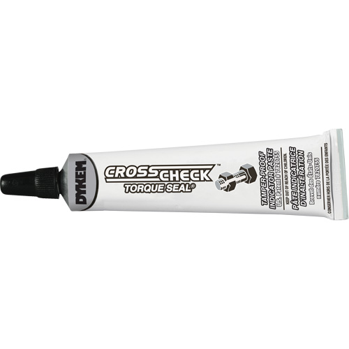 P&acirc;te indicatrice inviolable Cross-Check Torque Seal, 1 liq. oz., Tube, Blanc We Share Industrial Supply