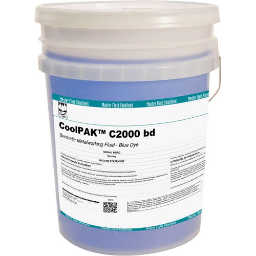 Liquide pour le travail des m&eacute;taux synth&eacute;tique CoolPAK, Seau We Share Industrial Supply