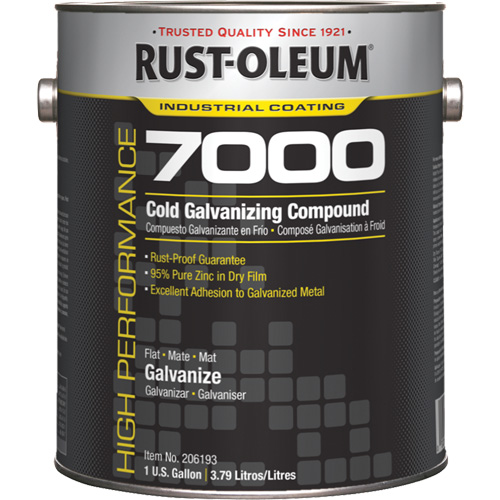 High-Performance 7000 System Cold Galvanizing Compound, Gallon We Share Industrial Supply