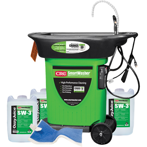 Trousse de bassin de nettoyage de pi&egrave;ces mobile SmartWasher SW-323 We Share Industrial Supply