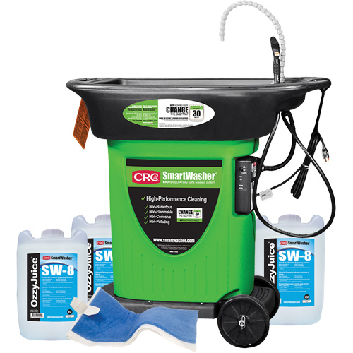 Trousse de bassin de nettoyage de pi&egrave;ces mobile SmartWasher SW-823 We Share Industrial Supply
