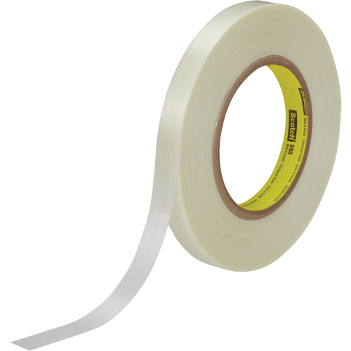 Ruban renforc&eacute; de filaments Scotch, &eacute;paisseur 6,6 mils, 9 mm (0,35") x 55 m (180')  We Share Industrial Supply