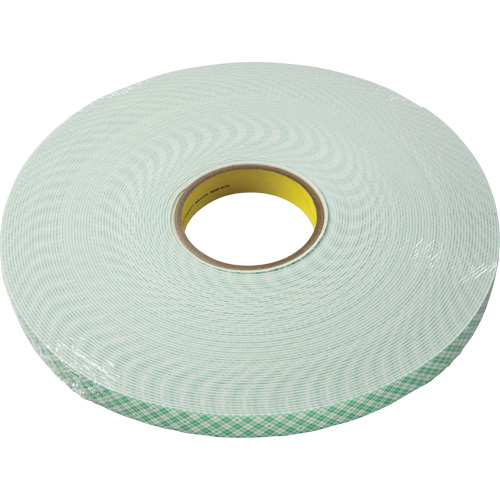 Ruban double face en mousse, 33 m (108') lo x 18 mm (3/4") la, 62,5 mils, Ur&eacute;thane We Share Industrial Supply