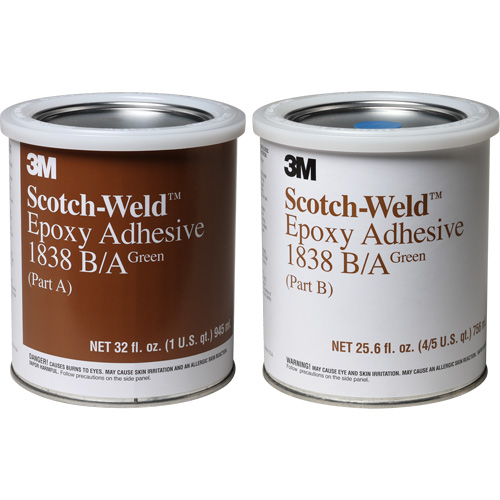 Adh&eacute;sif Scotch-Weld, 32 oz liq., Seau, Deux composants, Vert We Share Industrial Supply