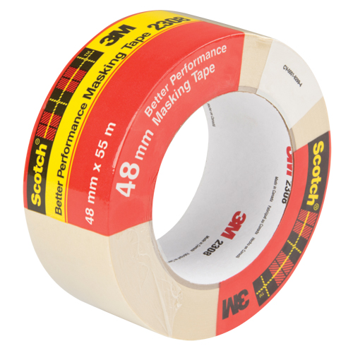 Ruban-cache 2308, 48 mm (2") x 55 m (180'), Havane We Share Industrial Supply