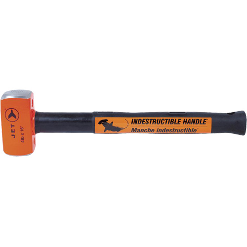 USH-416 Masse &agrave; manche indestructible pour usage tr&egrave;s intensif, 4 lb, 16", Prise Acier plein We Share Industrial Supply