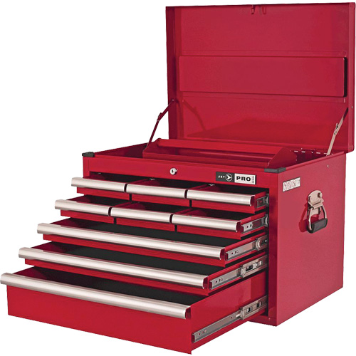 PMC2709 Coffre de m&eacute;canicien s&eacute;rie Pro, 26" la, 9 tiroirs, Rouge We Share Industrial Supply