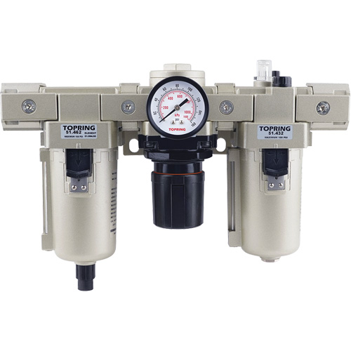 Filter, Regulator, Lubricator with Metal Bowl, 1/2" NPT, 150 PSI We Share Industrial Supply