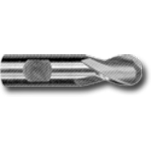 Weldon Shank Ball End Slot Drill Bit, 25/32" Dia., 3-15/32" L, 25/32" Shank, High Speed Cobalt We Share Industrial Supply