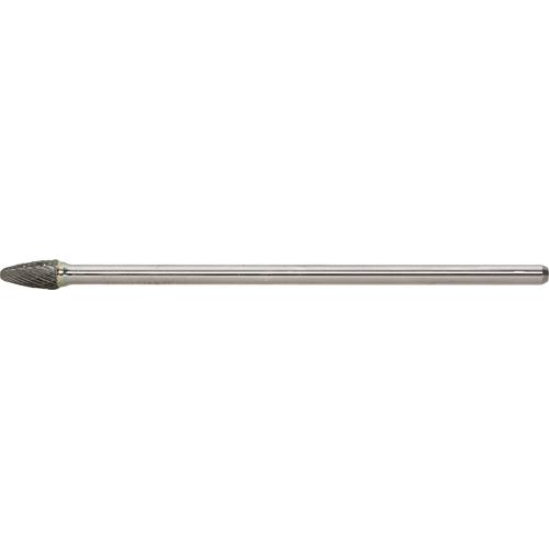 Solid Carbide Burr, SF-1L6, 1/4" Dia., 1/2" Depth of Cut We Share Industrial Supply
