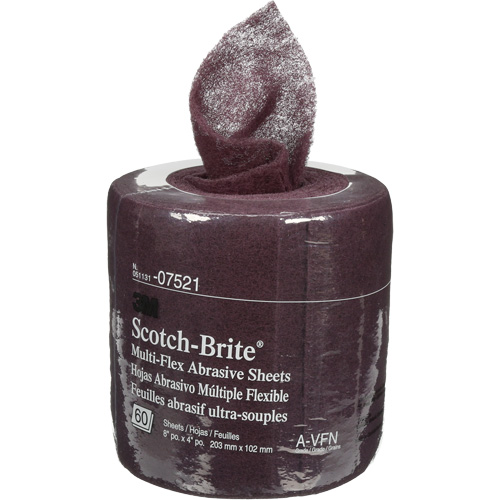 Rouleaux de feuilles Scotch-Brite, Tr&egrave;s fin, 8" la x 6-2/3 vg lo We Share Industrial Supply