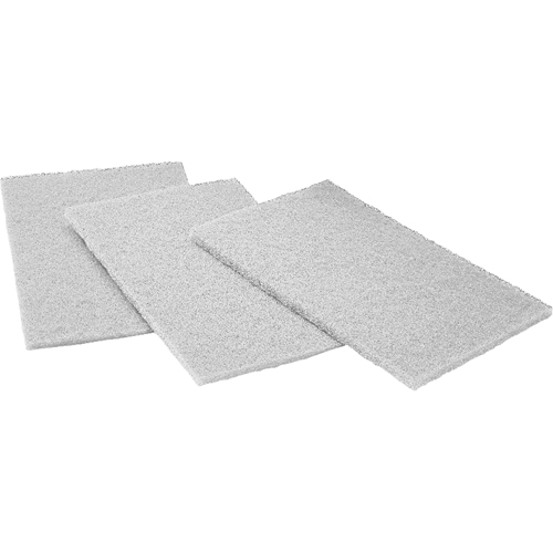 Tampons de nettoyage manuel Scotch-Brite No 7445, C&eacute;ramique, 6" x 9", Grain Nettoyage We Share Industrial Supply