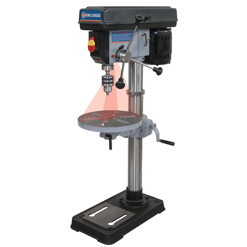 Drill Presses With Laser, 13", 5/8" Chuck, 3670 RPM We Share Industrial Supply