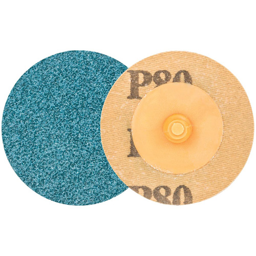 Disque de ponçage TWIST TOPCUT, 2" dia., Grain 80, Zirconium We Share Industrial Supply