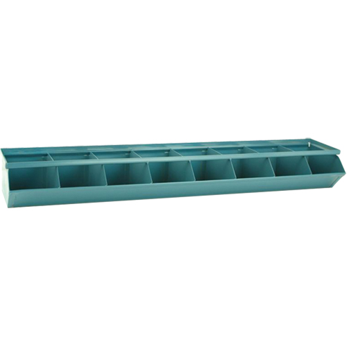 Sectional Bin Units, 100 lbs. Cap., 37" W x 8" D x 4-1/2" H, Blue We Share Industrial Supply