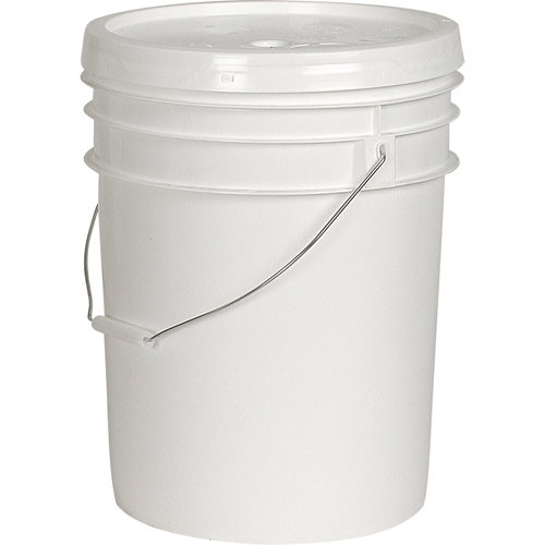 Seau d'usage g&eacute;n&eacute;ral sans couvercle, Plastique, 4 L We Share Industrial Supply