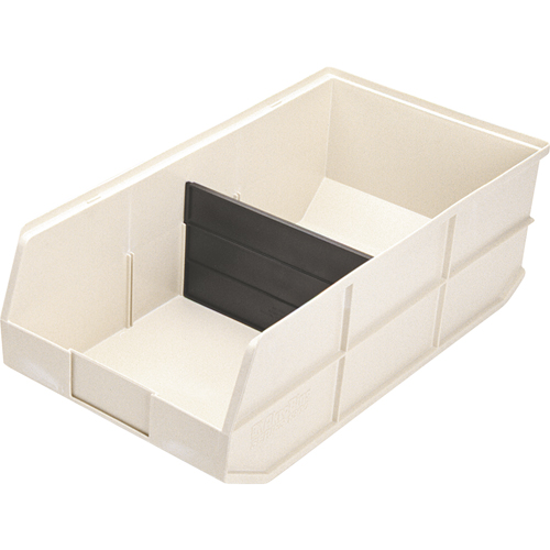 1800 Series Akro-Bin, 11" W x 7" H x 20-1/2" D, Beige We Share Industrial Supply