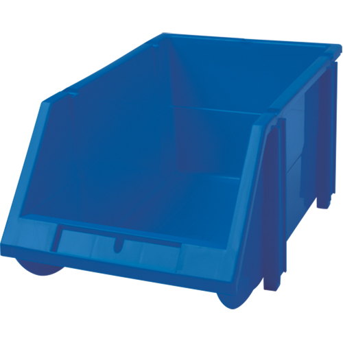 Bac empilable & &agrave; suspendre, 5-7/8" la, 4-11/16" h x 9-13/16" p, Bleu We Share Industrial Supply