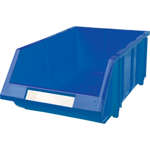 Stack & Hang Bin, 11-13/16" W x 7" H x 17-11/16" D, Blue We Share Industrial Supply