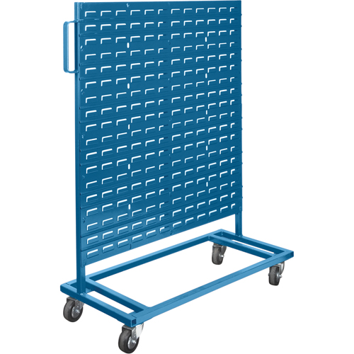 Mobile Bin Racks - Singled Sided, Single-sided, 36" W x 16" D x 46-1/2" H We Share Industrial Supply