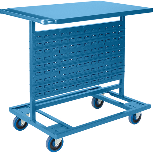 Bin Carts - Cart Only, Double-sided, 24" W x 38-1/2" D x 36-1/2" H We Share Industrial Supply