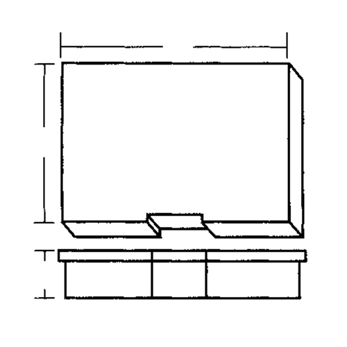 Compartment Case, Plastic, 15-1/2" W x 11-3/4" D x 2-1/2" H, Grey We Share Industrial Supply