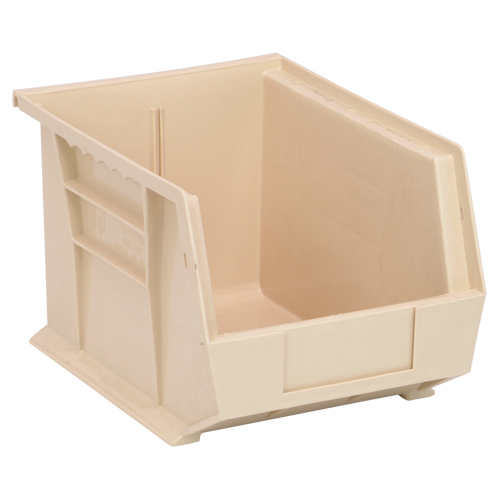 Ultra Stack & Hang Bin, 8-1/4" W x 7" H x 10-3/4" D, Ivory We Share Industrial Supply