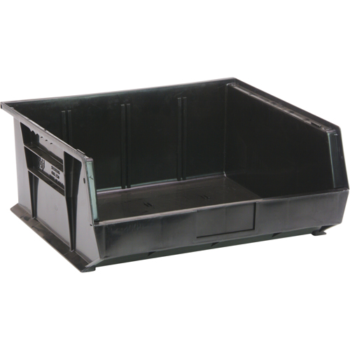 Environmentally Friendly Recycled Bin, 8-1/4" W x 7" H x 14-3/4" D, Black We Share Industrial Supply