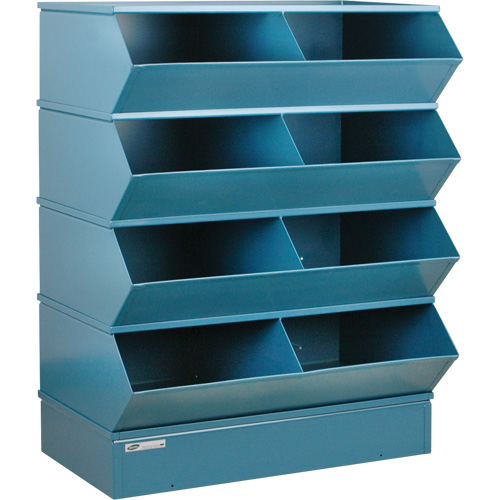 Syst&egrave;mes sectionnels &agrave; assembler, Cap. 5000 lb, 37" la x 24" p x 44" h, Bleu We Share Industrial Supply