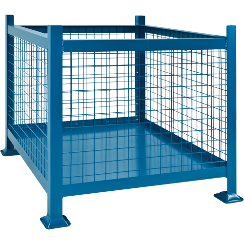 Contenants de vrac empilables, 34,5" la x 40,5" p x 30" h, Capacit&eacute; de 3000 lb We Share Industrial Supply