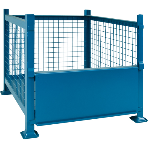 Contenants de vrac empilables, 34,5" la x 40,5" p x 30" h, Capacit&eacute; de 3000 lb We Share Industrial Supply