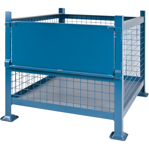 Contenants de vrac empilables, 34,5" la x 40,5" p x 30" h, Capacit&eacute; de 3000 lb We Share Industrial Supply