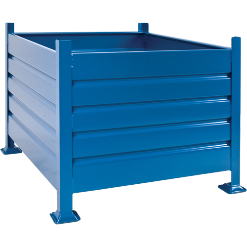 Contenants de vrac empilables, 30" ha x 40,5" la x 48,5" p, Capacit&eacute; de 4500 lb We Share Industrial Supply
