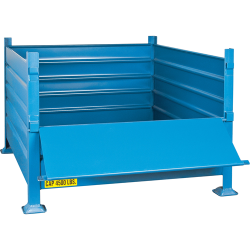 Contenants de vrac empilables, 30" ha x 34,5" la x 40,5" p, Capacit&eacute; de 4500 lb We Share Industrial Supply