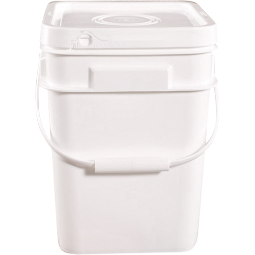 Seau carr&eacute;, Plastique, 4 gal. We Share Industrial Supply