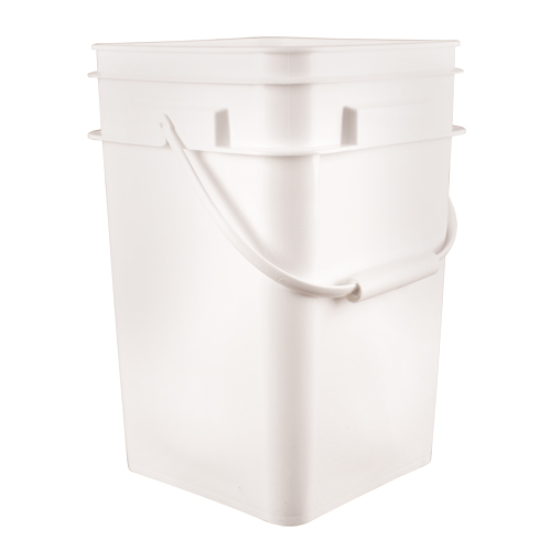 Seau carr&eacute;, Plastique, 4,25 gal. We Share Industrial Supply