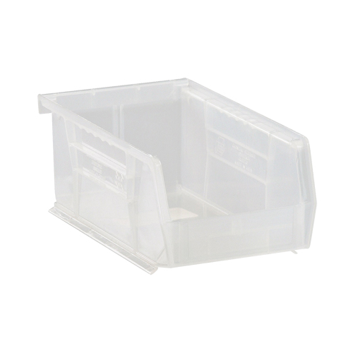 Ultra Stack & Hang Bin, 4-1/8" W x 3" H x 7-3/8" D, Clear We Share Industrial Supply