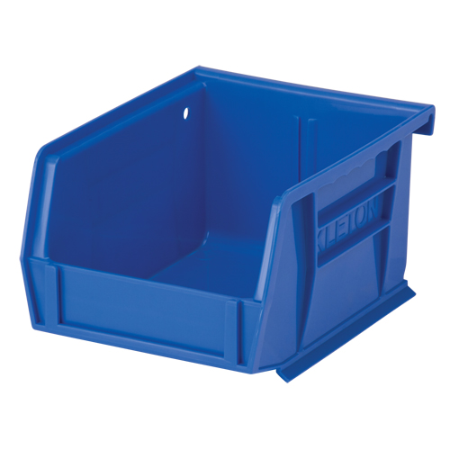 Stack & Hang Bin, 4-1/8" W x 3" H x 5-3/8" D, Blue We Share Industrial Supply